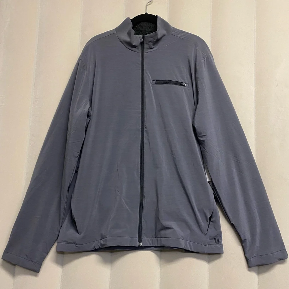 Vuori Men’s Palomar Insulated Jacket Large Lightweight Charcoal Masculine NWT